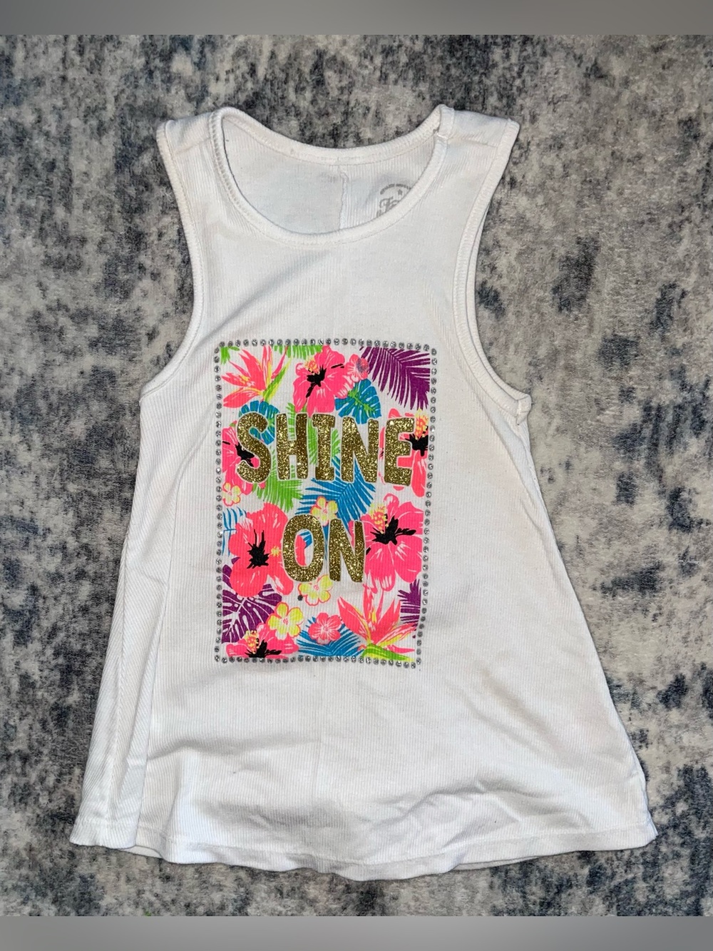 Faded Glory ribbed tank top size XS